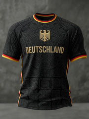 Herren-Fußball-T-Shirt mit Deutschland-Print