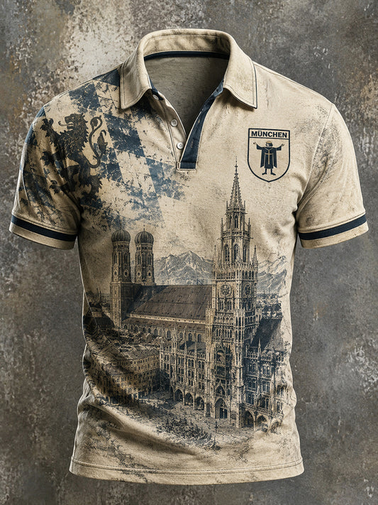 Herren-T-Shirt mit Bayern-München-Print