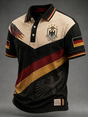 Herren-Fußballshirt mit Deutschland-Druck