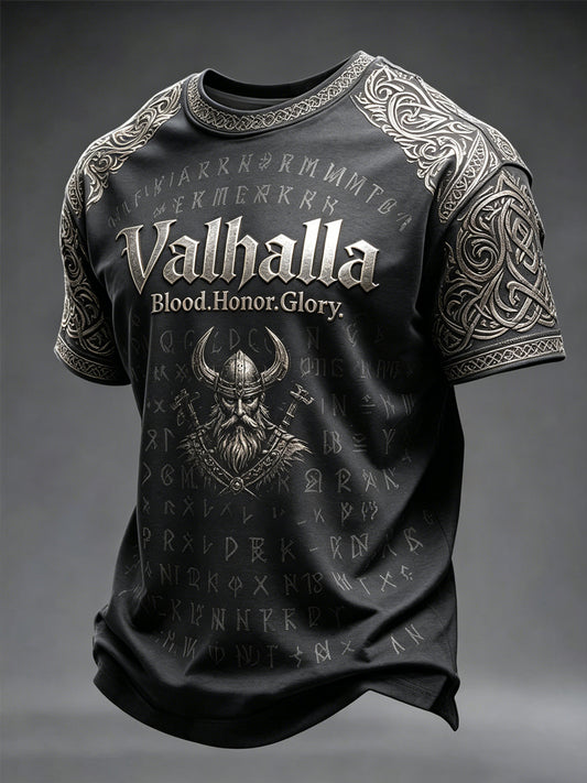 Herren-T-Shirt mit Valhalla-Print