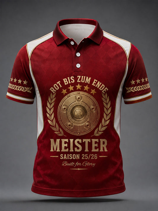 Herren-Fußballfan-Hemd mit Aufdruck, Deutschland