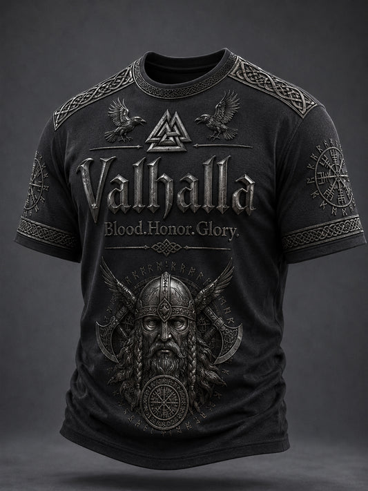 Herren-T-Shirt mit Valhalla-Print