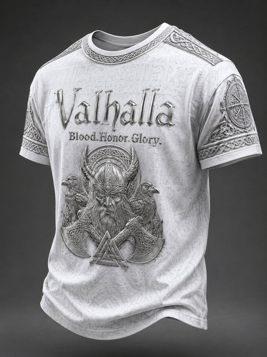 Herren-T-Shirt mit Valhalla-Print