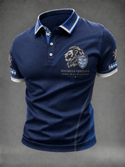Herrenhemd mit deutschem bayerischen Löwen-Print