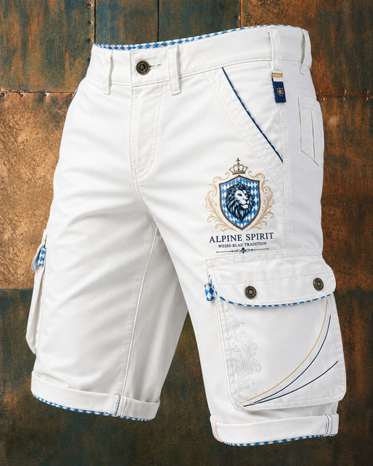 Herren-Shorts mit deutschem bayerischem Löwen-Druck