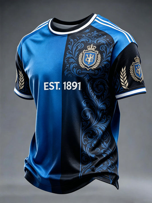 Herren Club Brügge KV Fußball-Liebhaber bedrucktes T-Shirt