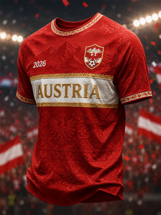Herren-Geschenk für Fußballfans – bedrucktes Freizeit-T-Shirt