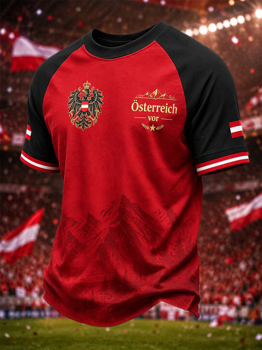 Herren-Geschenk für Fußballfans – bedrucktes Freizeit-T-Shirt