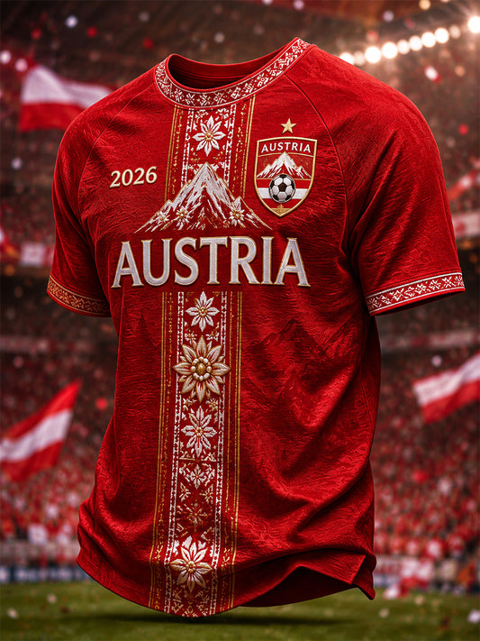 Herren-Geschenk für Fußballfans – bedrucktes Freizeit-T-Shirt