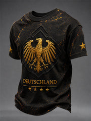 Herren-Fußball-T-Shirt aus Deutschland mit kurzen Ärmeln