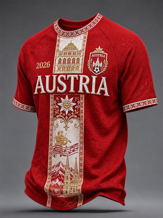 Herren-Geschenk für Fußballfans – bedrucktes Freizeit-T-Shirt
