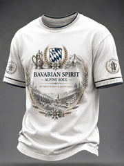 Herren-T-Shirt mit deutschem bayerischem Grafikdruck