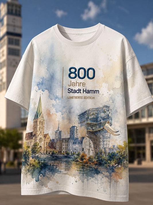 Herren-T-Shirt „800 Jahre Stadt Hamm – Seit 1226“