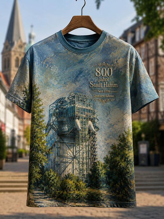 Herren-T-Shirt „800 Jahre Stadt Hamm – Seit 1226“