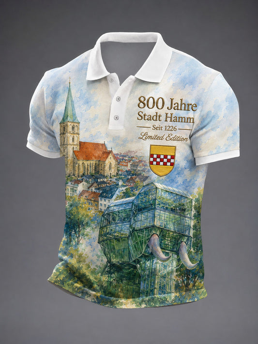 Herren-Shirt „800 Jahre Stadt Hamm seit 1226“