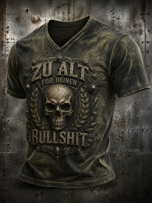 Herren-Ich-bin-zu-alt-für-diesen-Scheiß-Witz-T-Shirt
