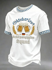 Herren-Oktoberfest-Print-Lässig-T-Shirt