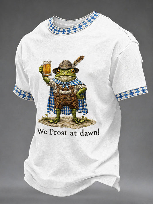 Herren-Oktoberfest-Print-Lässig-T-Shirt