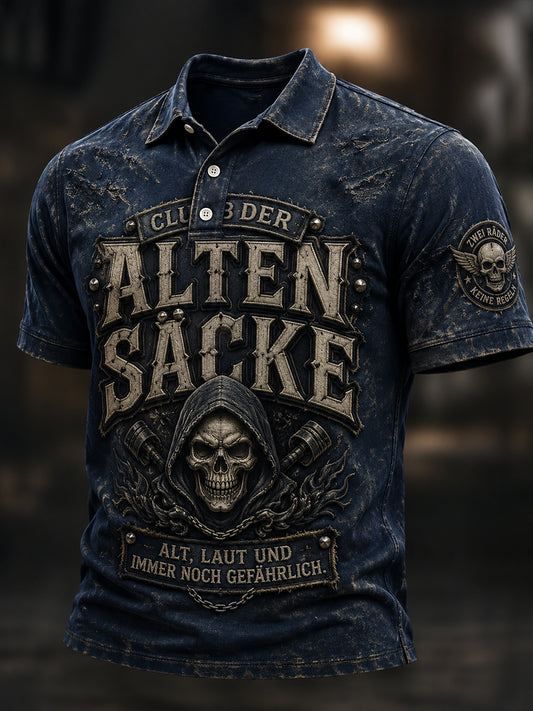Lustiges Freizeit-T-Shirt für Herren mit Slogan-Print