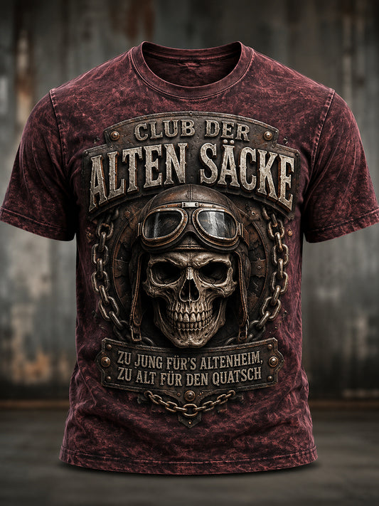 Lustiges Freizeit-T-Shirt für Herren mit Slogan-Print