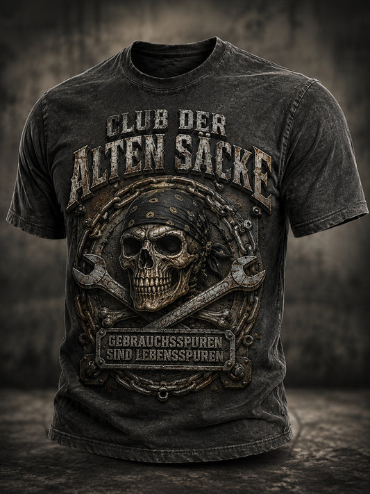 Lustiges Freizeit-T-Shirt für Herren mit Slogan-Print