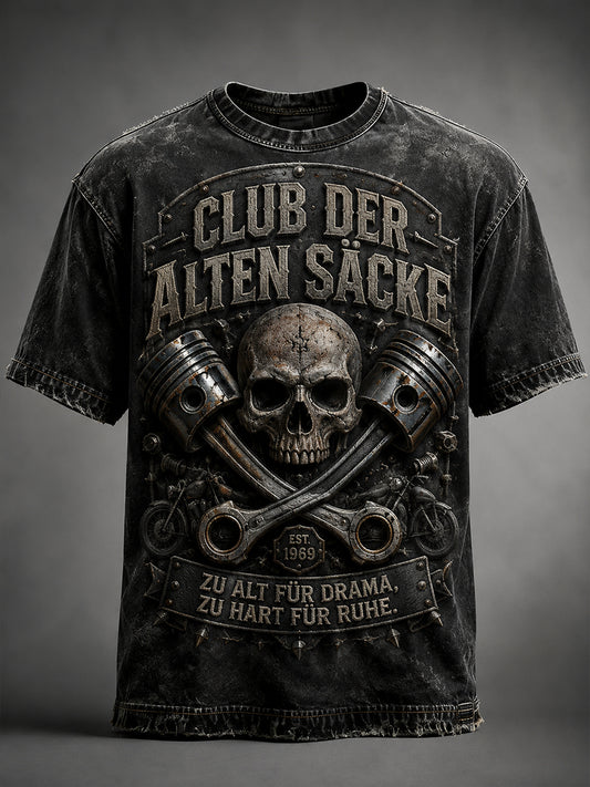 Lustiges Freizeit-T-Shirt für Herren mit Slogan-Print