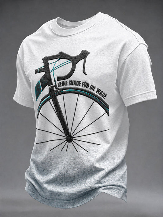 Herren-T-Shirt KEINE GNADE FÜR DIE WADE mit kurzen Ärmeln