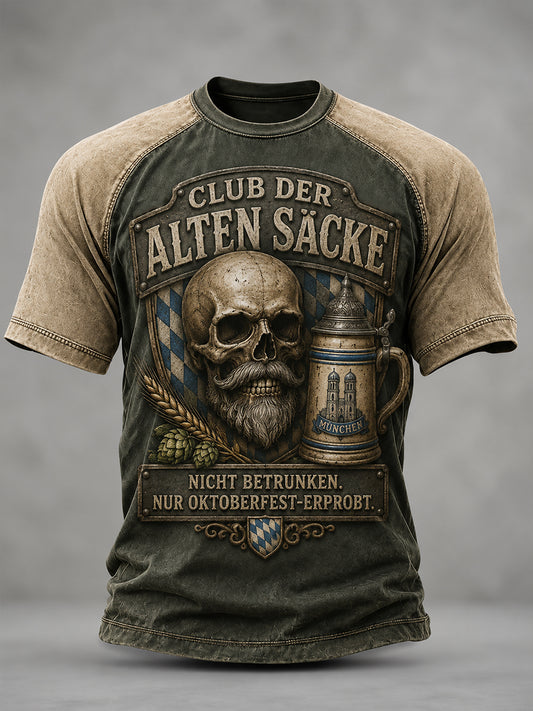 Herren-Oktoberfest-München-Lustiges T-Shirt mit Bierliebhaber-Slogan