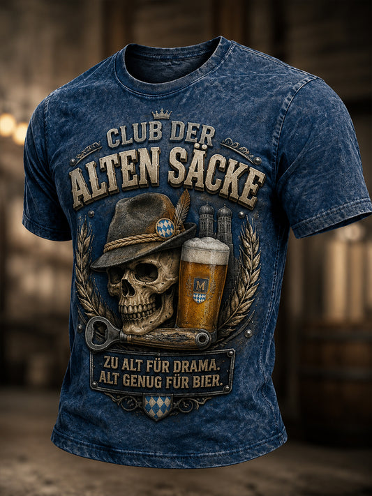 Herren-Oktoberfest-München-Lustiges T-Shirt mit Bierliebhaber-Slogan
