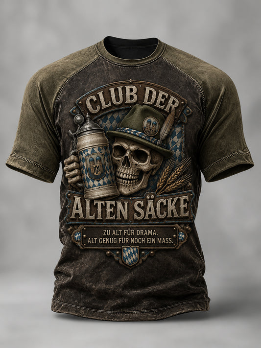 Herren-Oktoberfest-München-Lustiges T-Shirt mit Bierliebhaber-Slogan