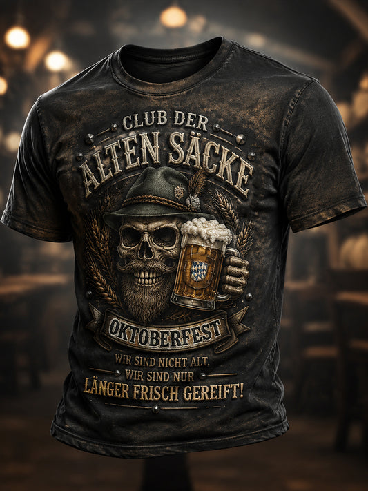 Herren-Oktoberfest-München-Lustiges T-Shirt mit Bierliebhaber-Slogan
