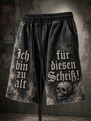 Herren-Ich-bin-zu-alt-für-diesen-Scheiß-Witzige-Shorts