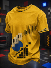 Herren-T-Shirt mit Motiv der Neuen Deutschen Welle