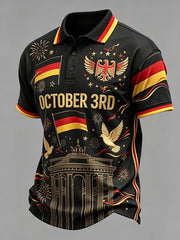 Herren-Tag der Deutschen Einheit-Print-Shirt