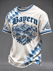 Herren-T-Shirt mit deutschem bayerischem Druck