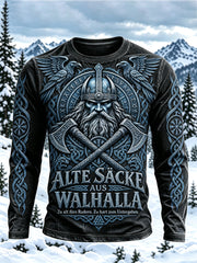 Herren-T-Shirt im deutschen Wikinger-Stil mit langen Ärmeln