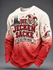 Herren-Kölsch-Party-Grafik-Waffelpullover