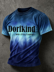 Lässiges Herren-T-Shirt mit witzigem deutschem Spruch-Print
