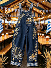 Lässiger Jumpsuit im Oktoberfest-Stil für Damen