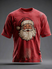 Herren-Weihnachts druck Freizeit-T-Shirt