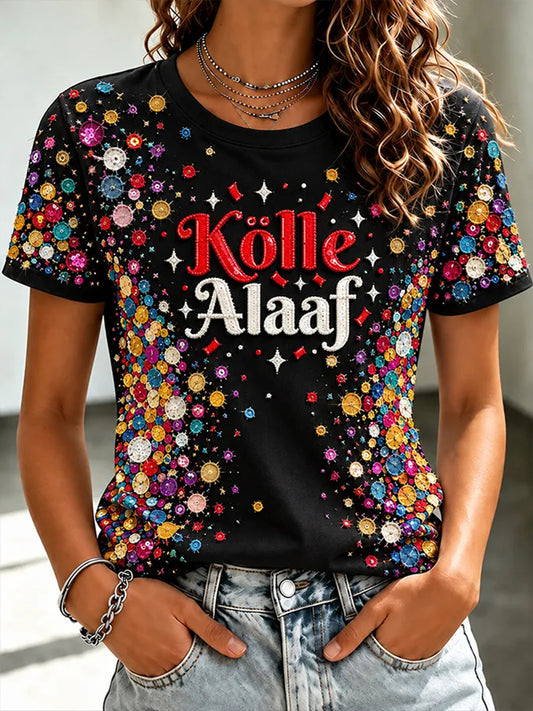 Damen-T-Shirt mit Kölner Karneval-Print