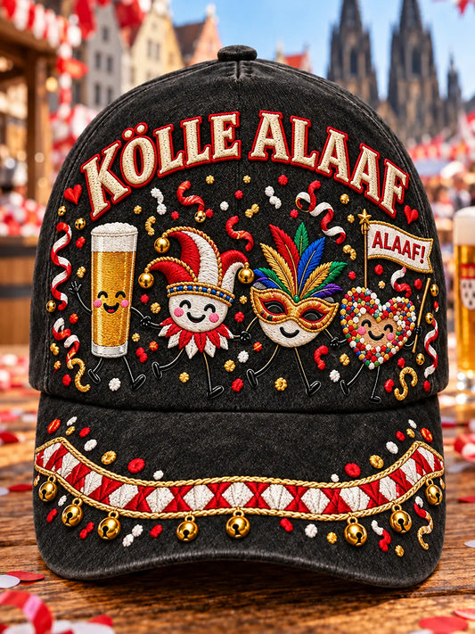 Unisex-Karnevals-Mütze mit Kölner Motiv